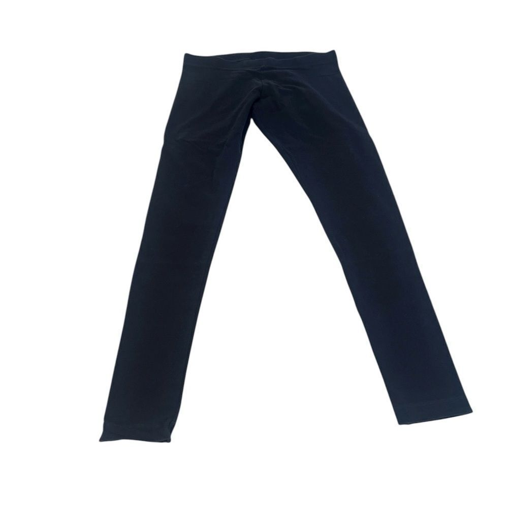 Moda international size small navy blue cotton spandex leggings EUC